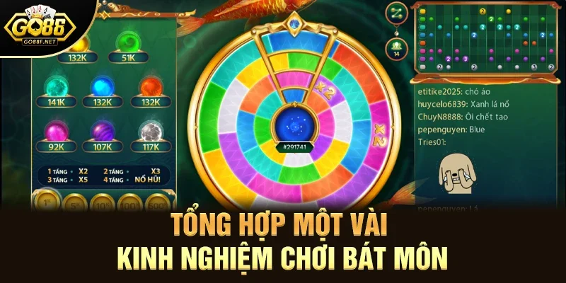Tổng hợp một vài kinh nghiệm chơi Bát môn